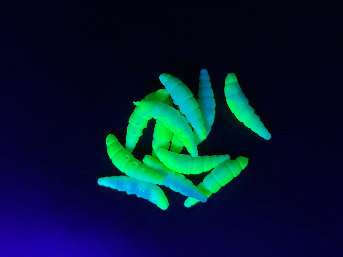 Mini-PUFF - Weiss / Chartreuse