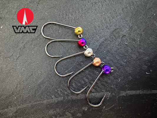 4er-Jig-Haken mit Tungsten - Mix