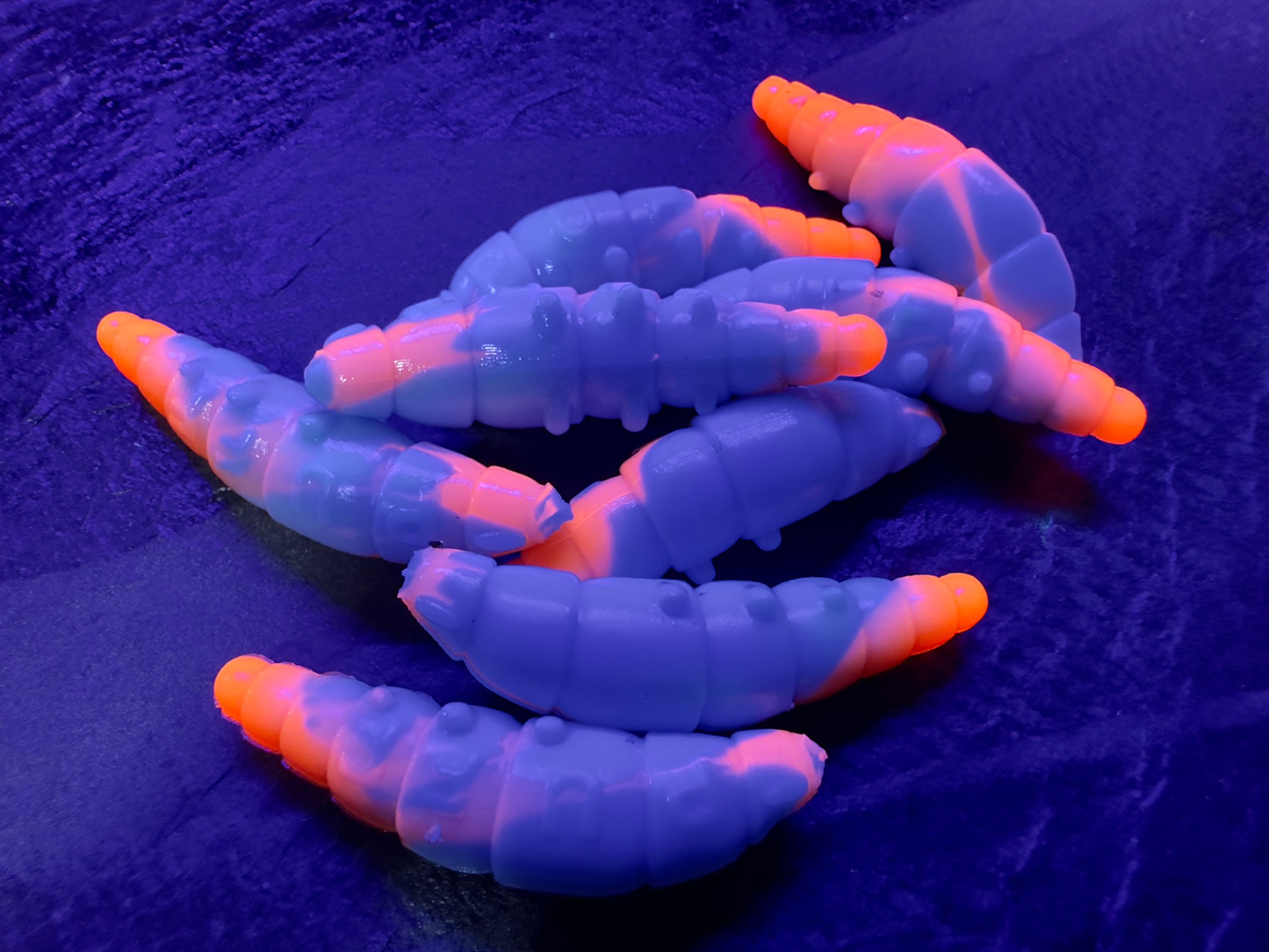 PUFF -  Babyblau/Orange