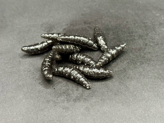 Mini-PUFF - Schwarz Glitter