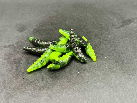 Mini-PUFF - Schwarz / Chartreuse