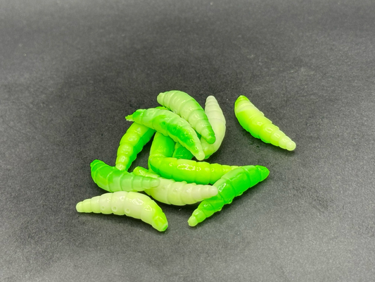 Mini-PUFF - Weiss / Chartreuse
