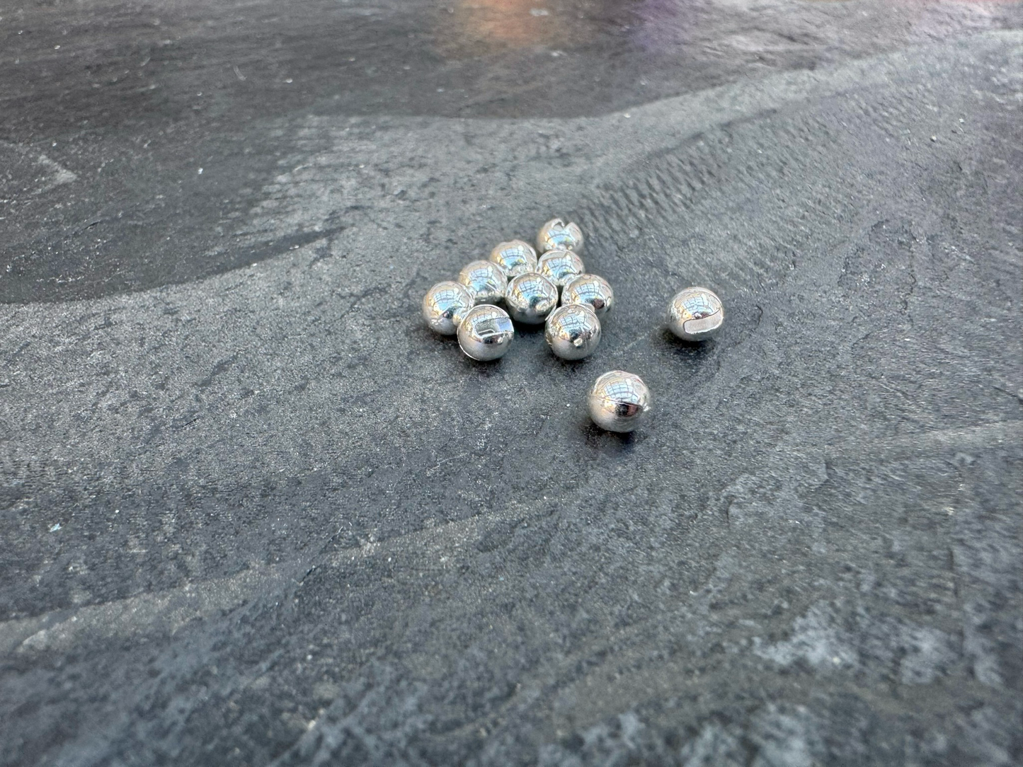 Tungsten Perlen - Silber in 3 Größen