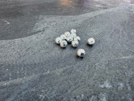 Tungsten Perlen - Silber in 3 Größen