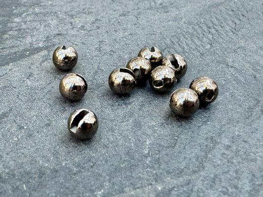 Tungsten Perlen - Black-Nickel in 3 Größen