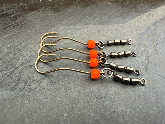 Crazy Rota-Hook - Fluo-Orange - 4er