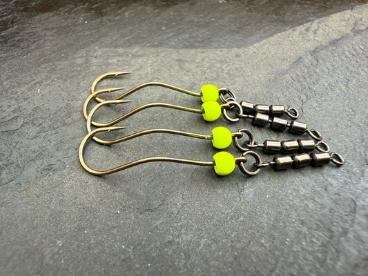 Crazy Rota-Hook - Chartreuse - 4er