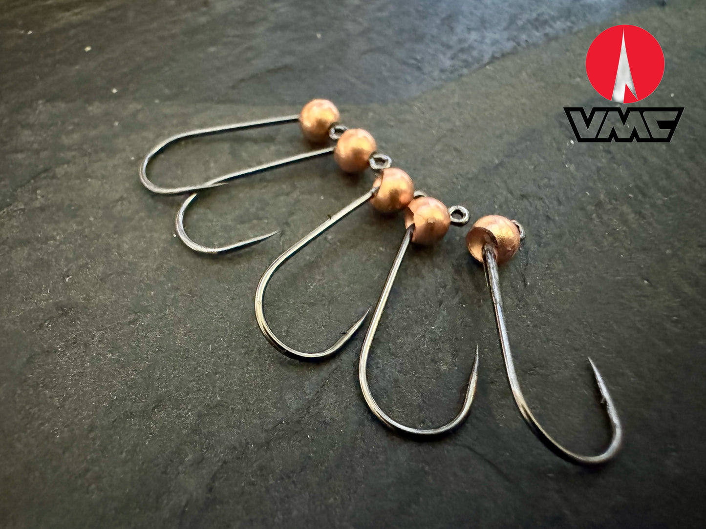4er-Jig-Haken mit Tungsten - Kupfer