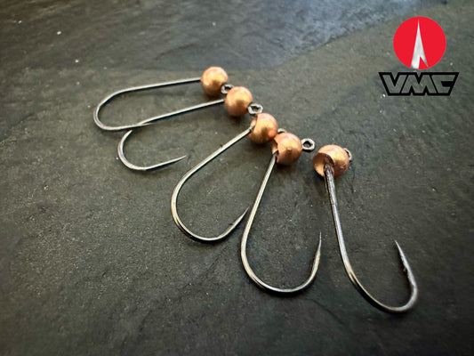 4er-Jig-Haken mit Tungsten - Kupfer