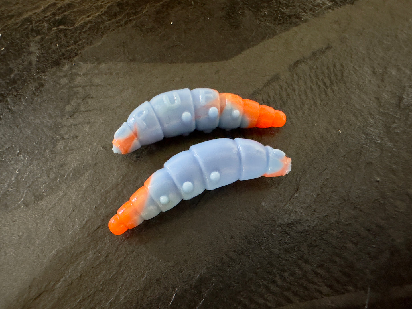 PUFF -  Babyblau/Orange