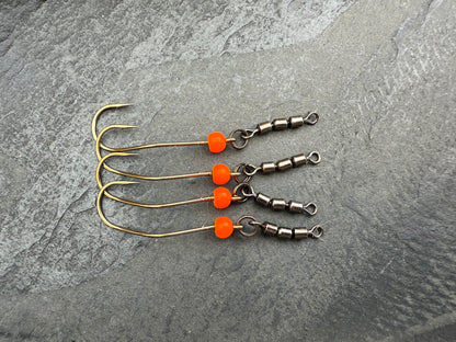 Crazy Rota-Hook - Fluo-Orange - 4er