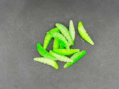 Mini-PUFF - Weiss / Chartreuse