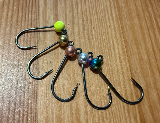 Heavy-Jig-Haken mit 5,5mm Tungsten in 2 Größen - 5 Farben